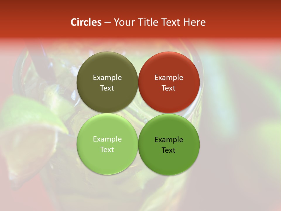 Natural Summer Meal PowerPoint Template