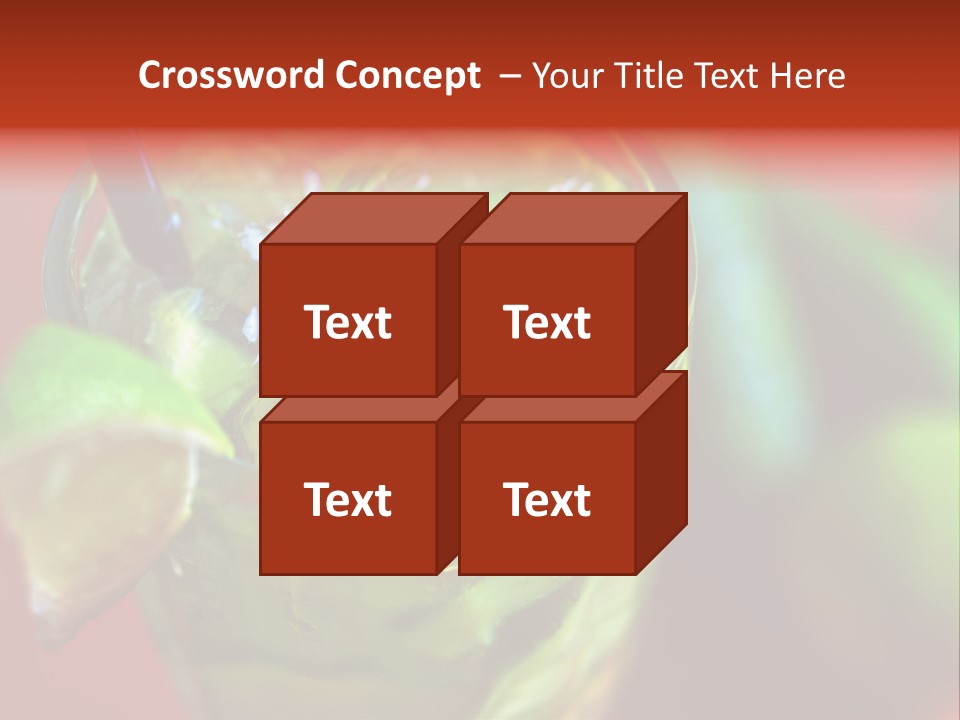 Natural Summer Meal PowerPoint Template