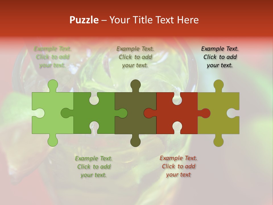 Natural Summer Meal PowerPoint Template