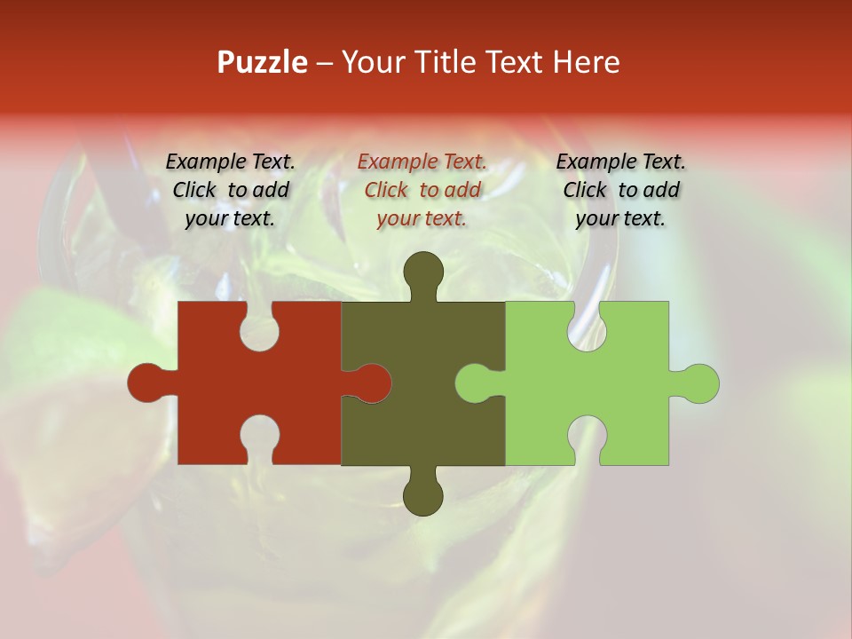 Natural Summer Meal PowerPoint Template