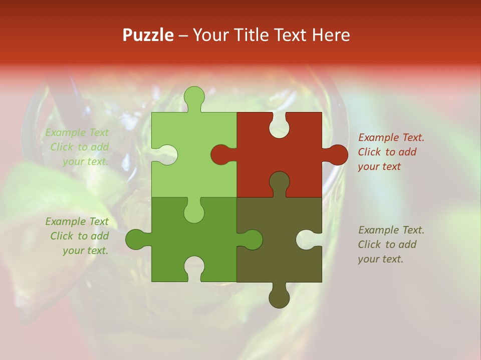 Natural Summer Meal PowerPoint Template