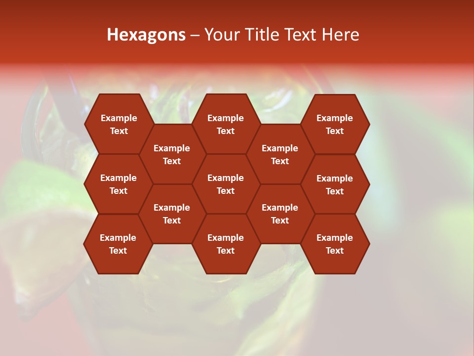 Natural Summer Meal PowerPoint Template