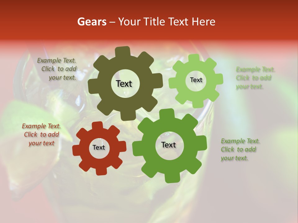 Natural Summer Meal PowerPoint Template