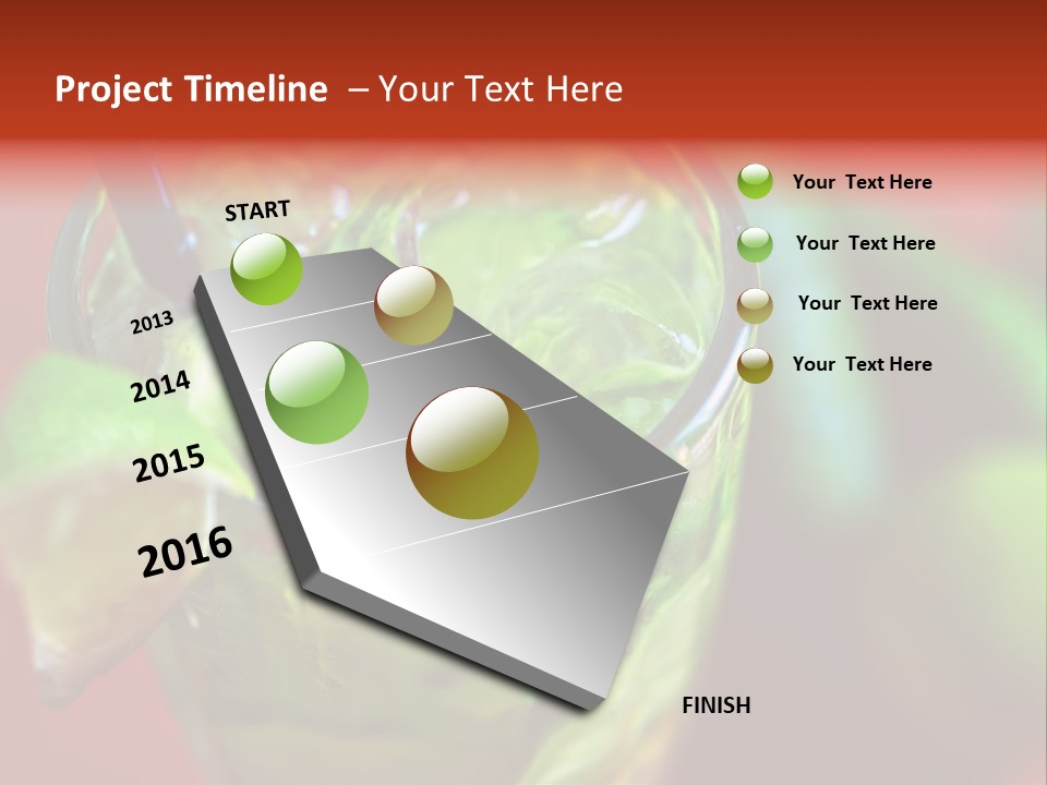 Natural Summer Meal PowerPoint Template