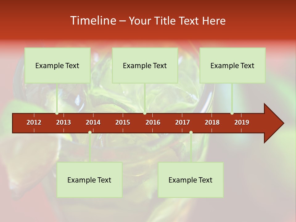 Natural Summer Meal PowerPoint Template