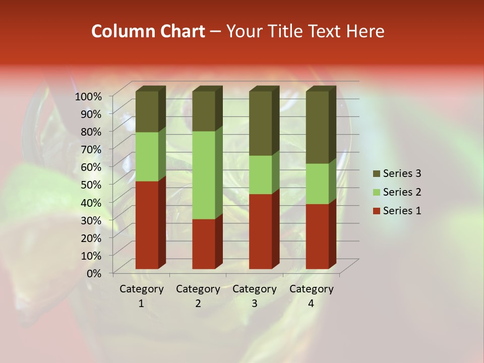 Natural Summer Meal PowerPoint Template