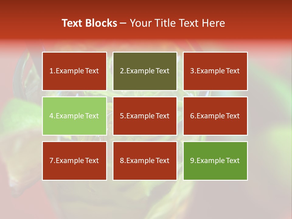 Natural Summer Meal PowerPoint Template