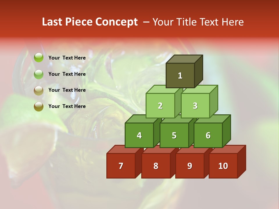 Natural Summer Meal PowerPoint Template