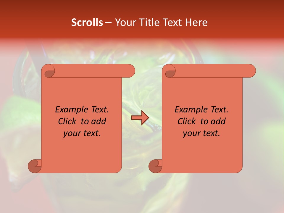 Natural Summer Meal PowerPoint Template
