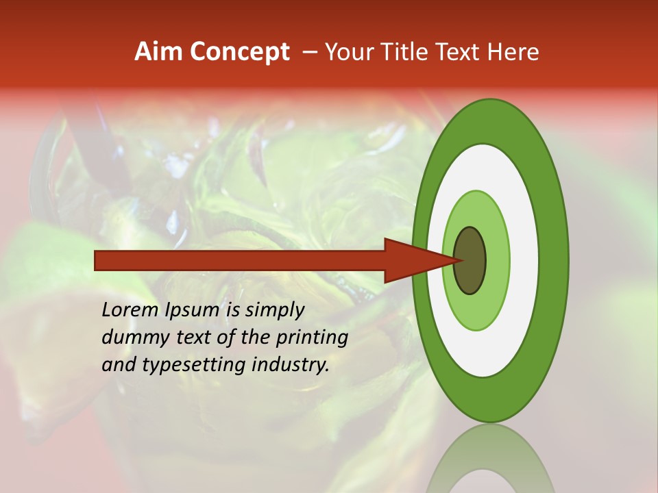 Natural Summer Meal PowerPoint Template