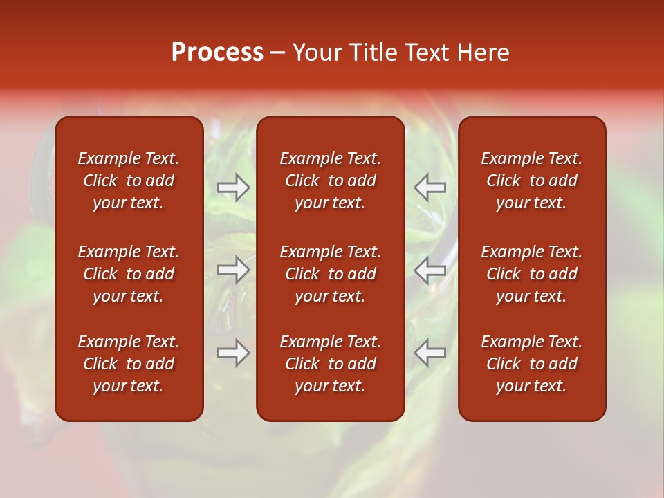 Natural Summer Meal PowerPoint Template