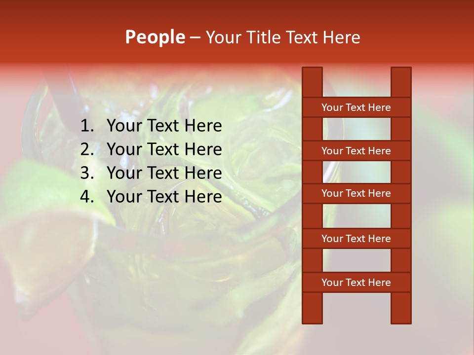 Natural Summer Meal PowerPoint Template