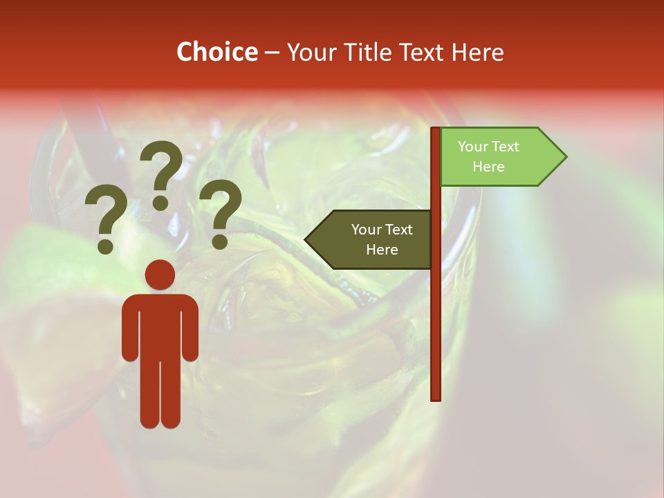 Natural Summer Meal PowerPoint Template