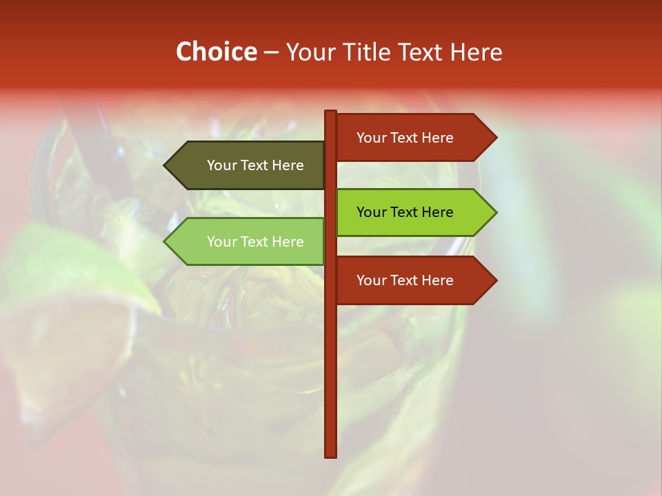 Natural Summer Meal PowerPoint Template