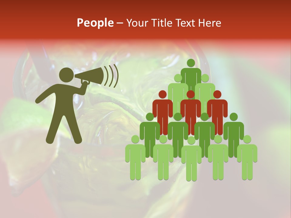 Natural Summer Meal PowerPoint Template