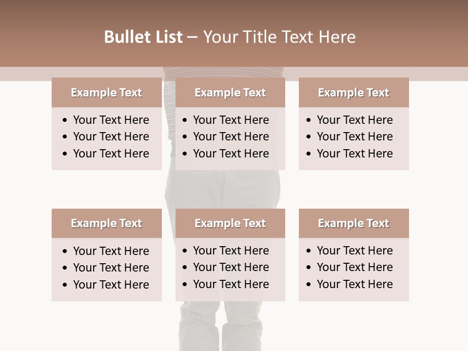 Nacre Attracted Pattern PowerPoint Template