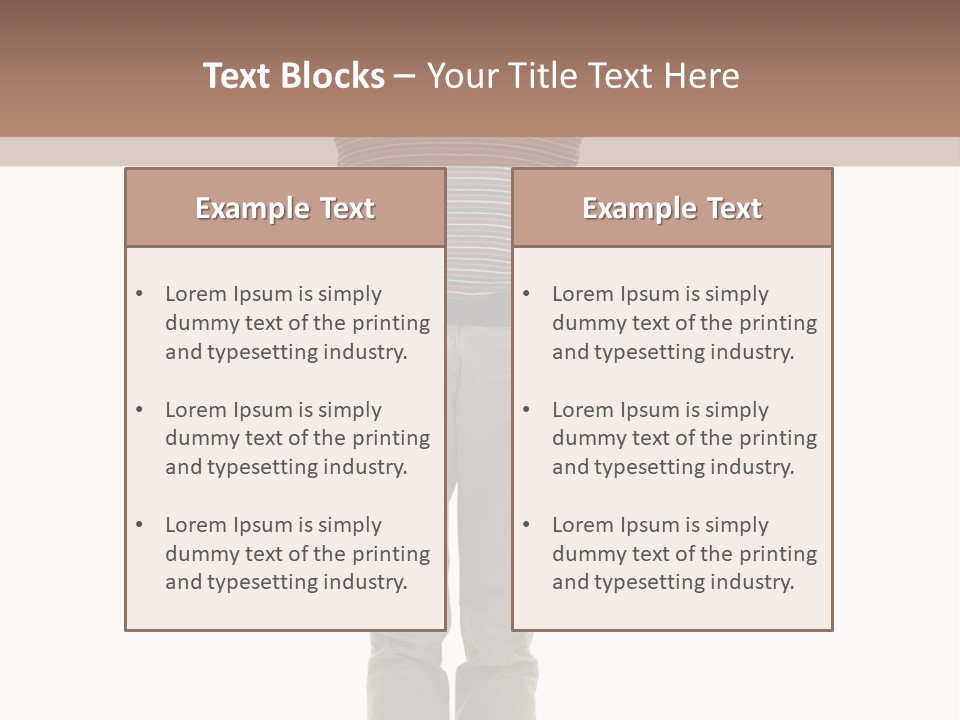 Nacre Attracted Pattern PowerPoint Template