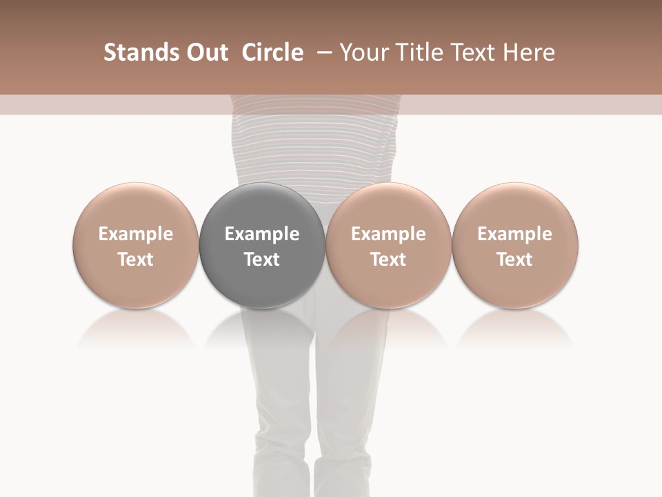 Nacre Attracted Pattern PowerPoint Template