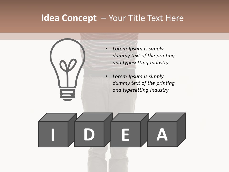 Nacre Attracted Pattern PowerPoint Template