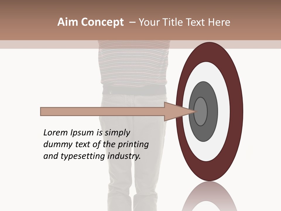 Nacre Attracted Pattern PowerPoint Template