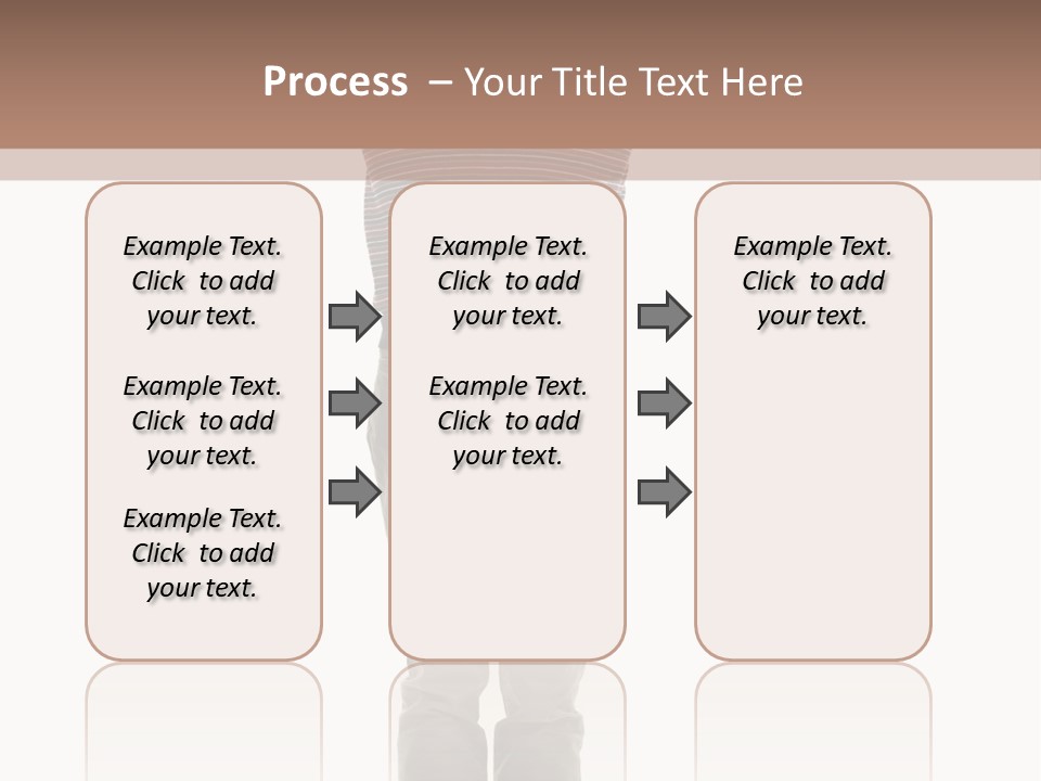 Nacre Attracted Pattern PowerPoint Template
