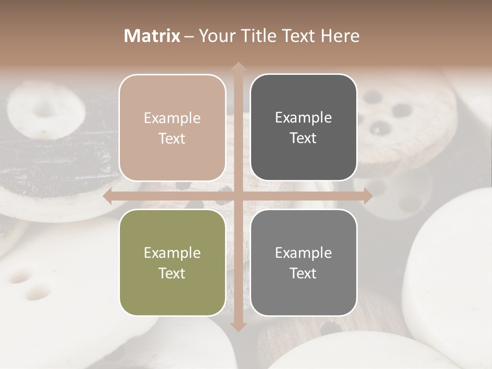 Nacre Attracted Pattern PowerPoint Template