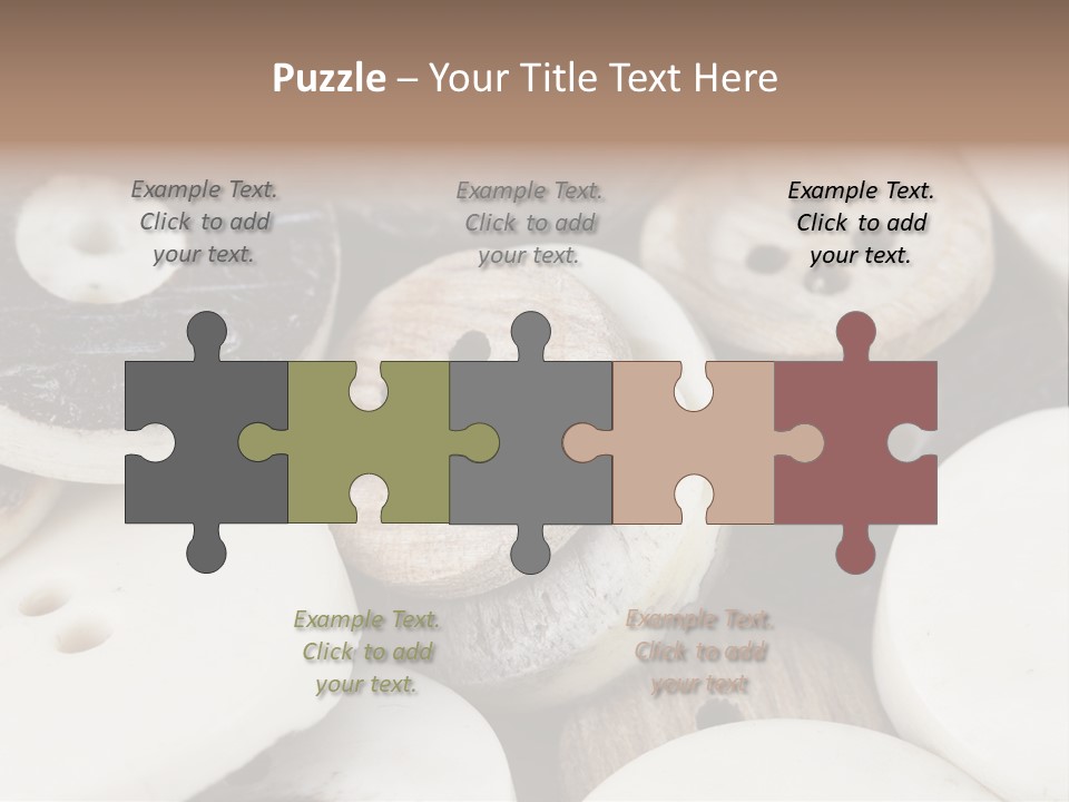 Nacre Attracted Pattern PowerPoint Template