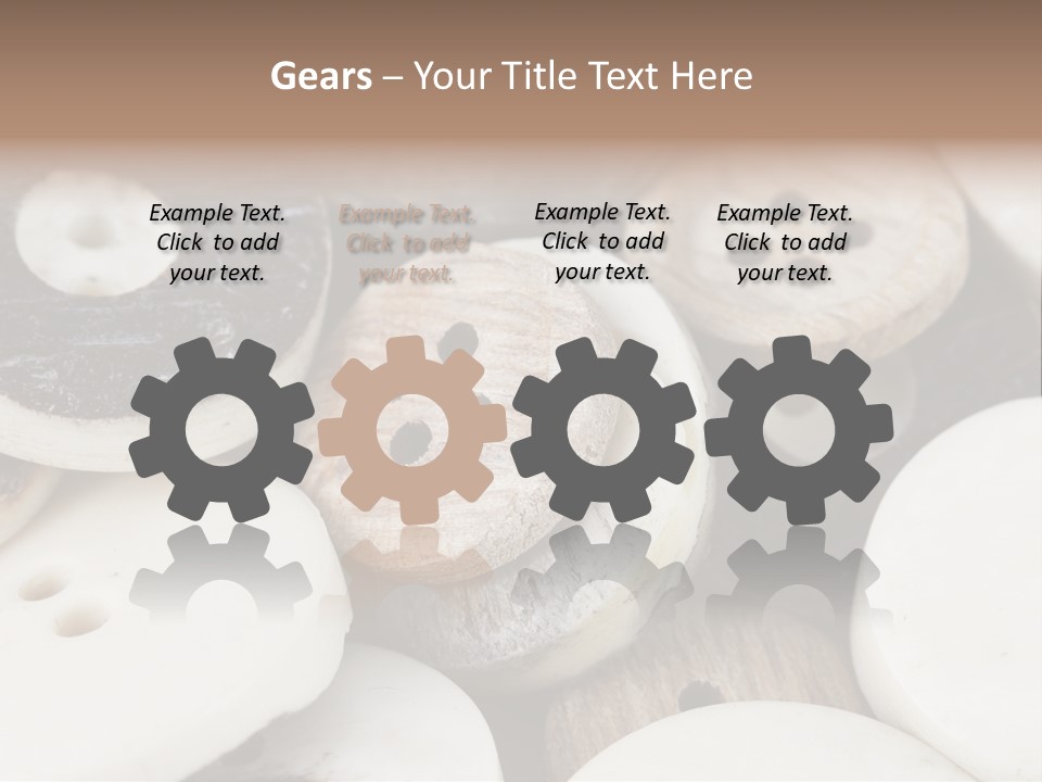 Nacre Attracted Pattern PowerPoint Template