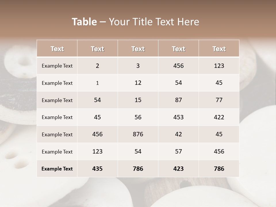Nacre Attracted Pattern PowerPoint Template