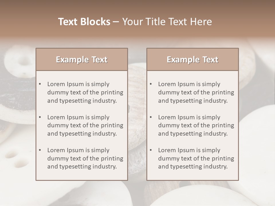 Nacre Attracted Pattern PowerPoint Template