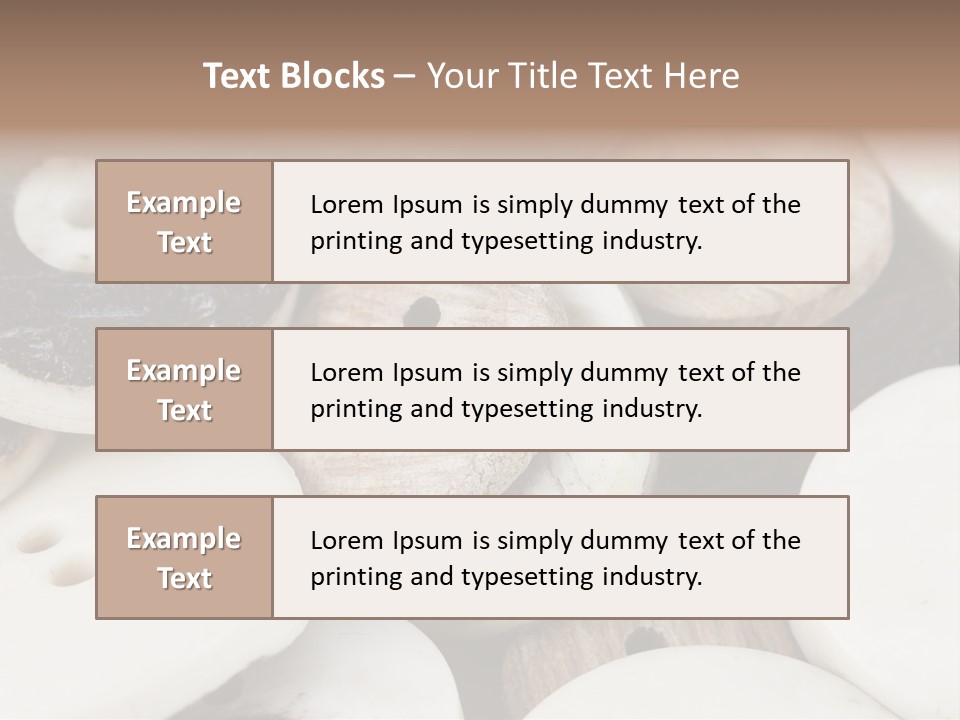 Nacre Attracted Pattern PowerPoint Template