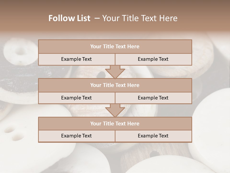 Nacre Attracted Pattern PowerPoint Template