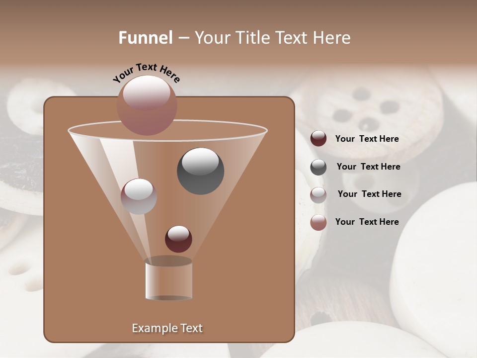 Nacre Attracted Pattern PowerPoint Template