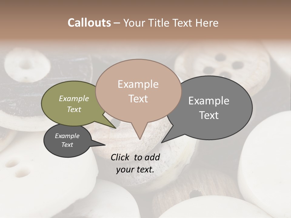Nacre Attracted Pattern PowerPoint Template