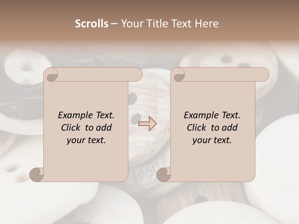 Nacre Attracted Pattern PowerPoint Template