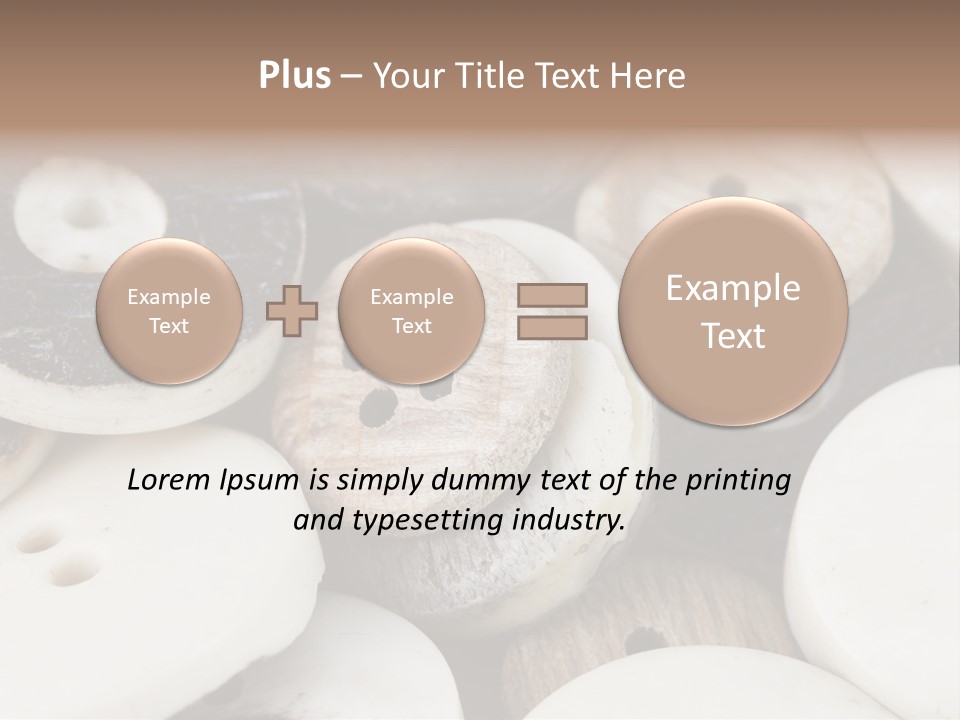 Nacre Attracted Pattern PowerPoint Template