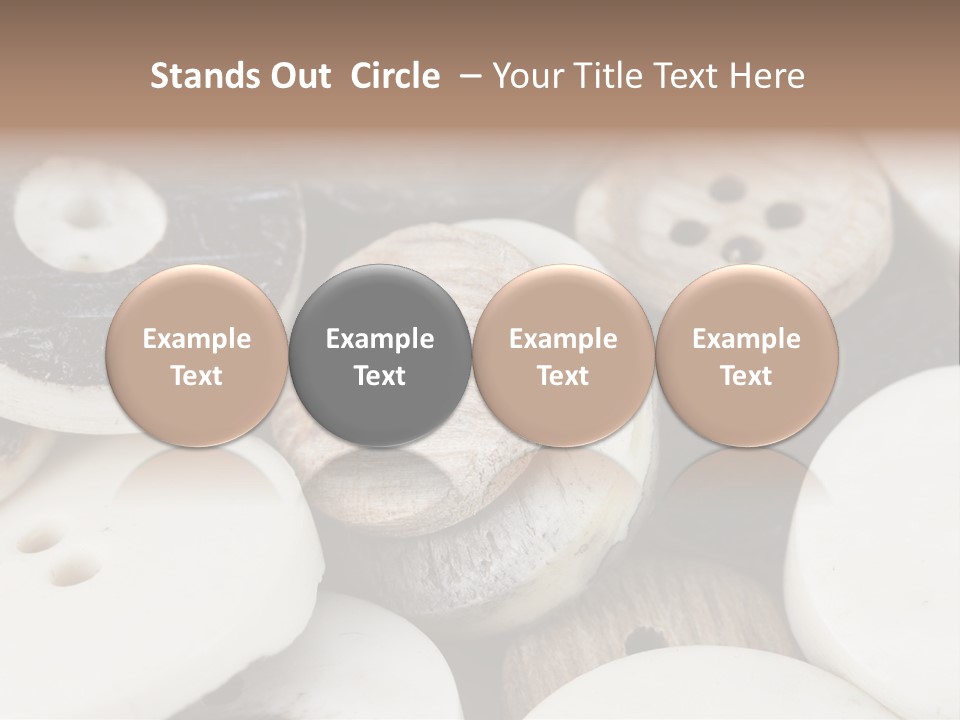 Nacre Attracted Pattern PowerPoint Template