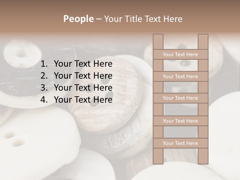 Nacre Attracted Pattern PowerPoint Template