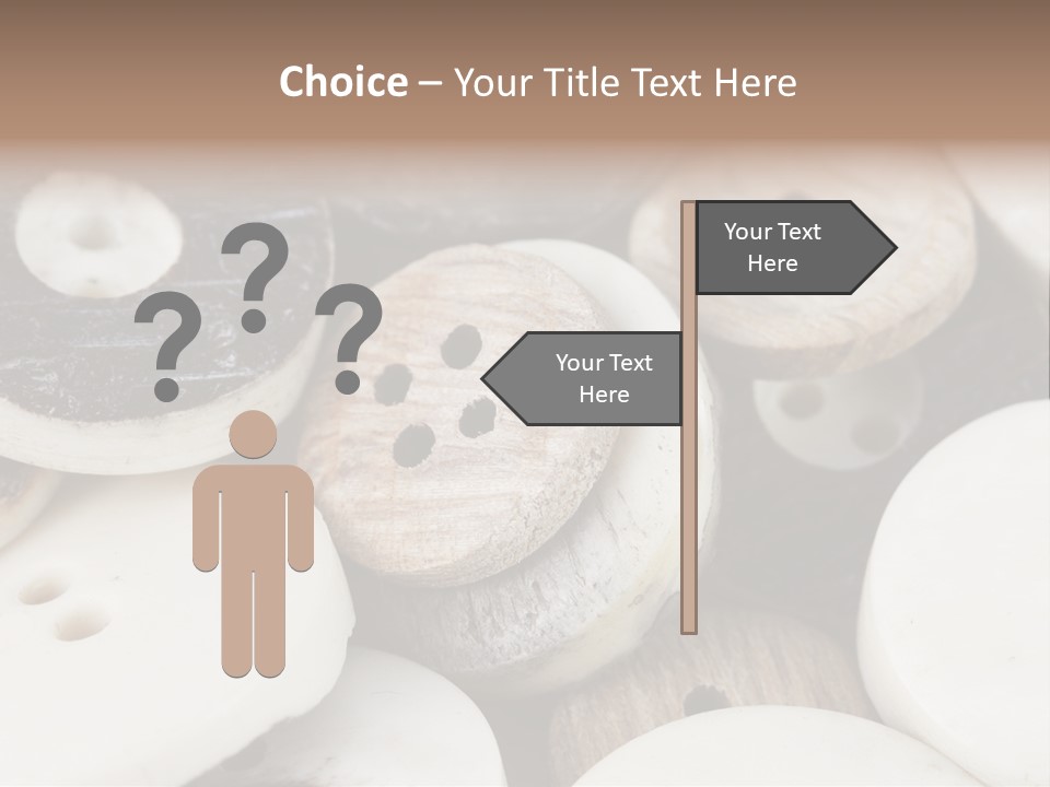 Nacre Attracted Pattern PowerPoint Template