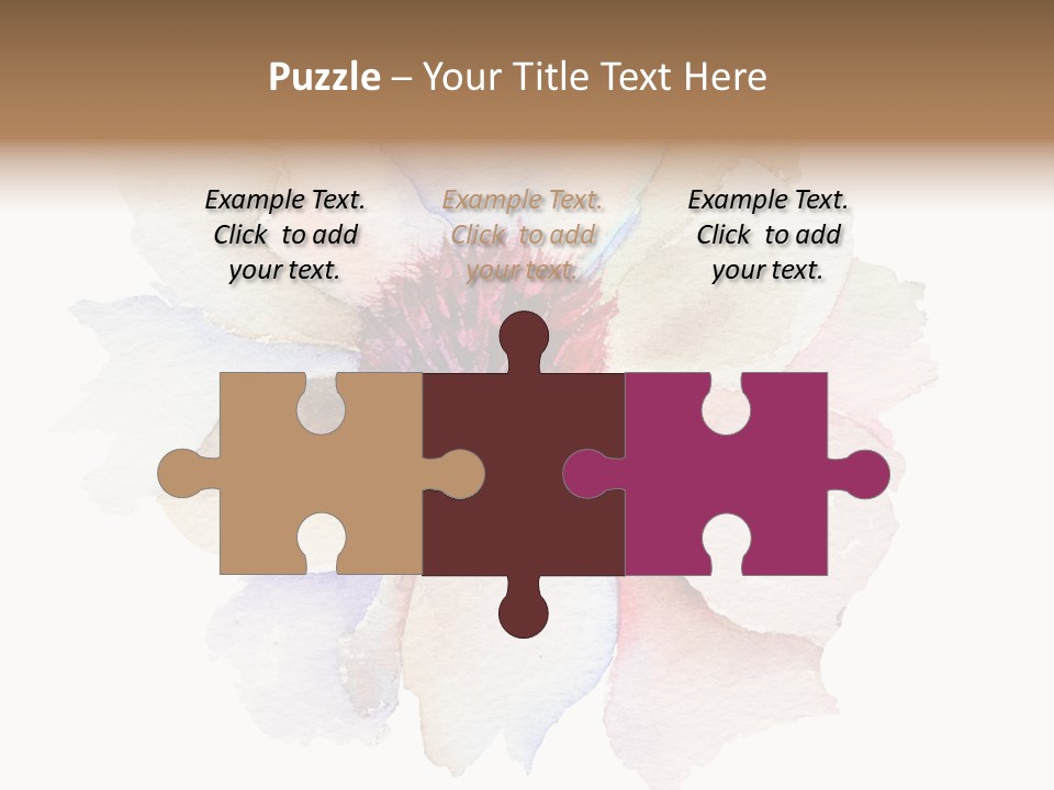 Decoration Flower Abstract PowerPoint Template