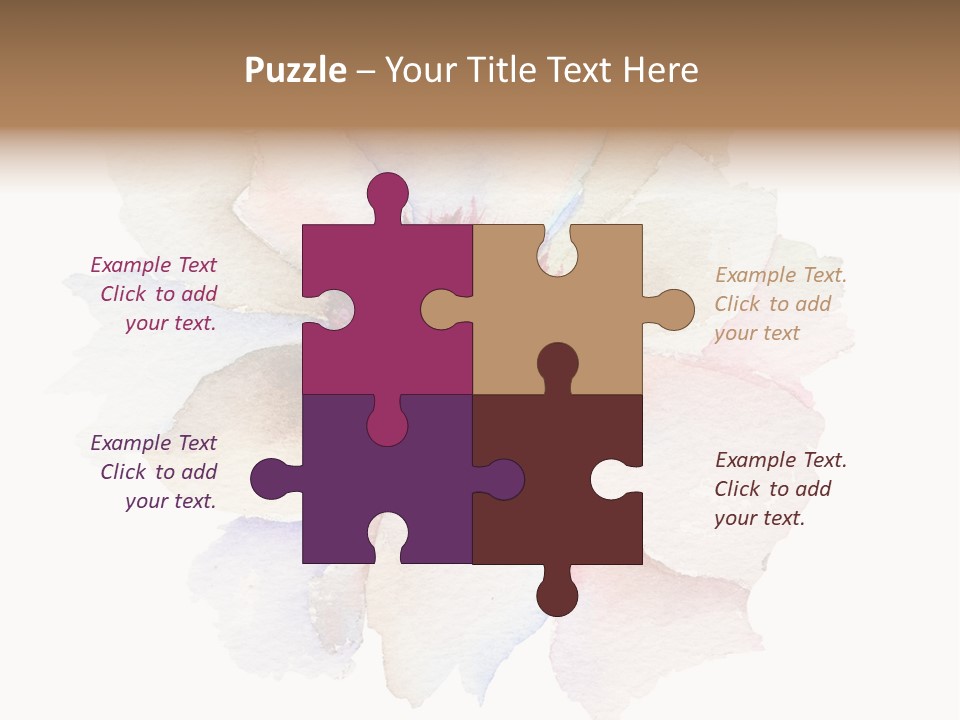 Decoration Flower Abstract PowerPoint Template