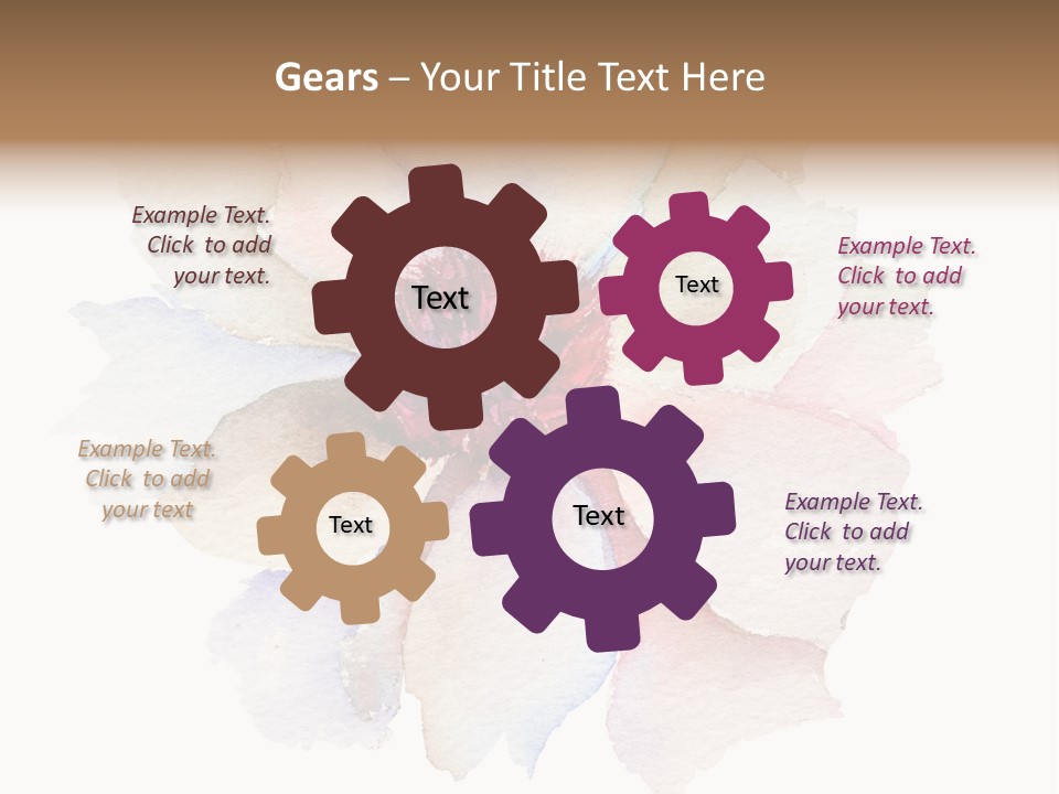 Decoration Flower Abstract PowerPoint Template