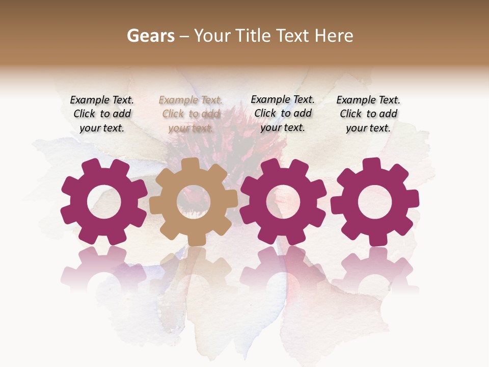 Decoration Flower Abstract PowerPoint Template