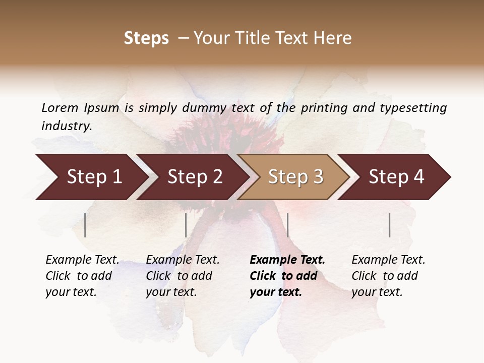 Decoration Flower Abstract PowerPoint Template
