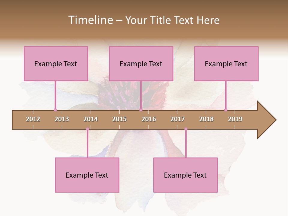 Decoration Flower Abstract PowerPoint Template