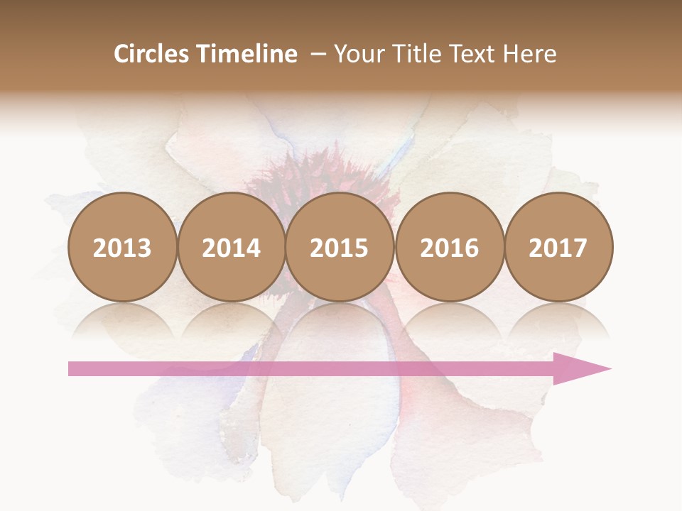 Decoration Flower Abstract PowerPoint Template