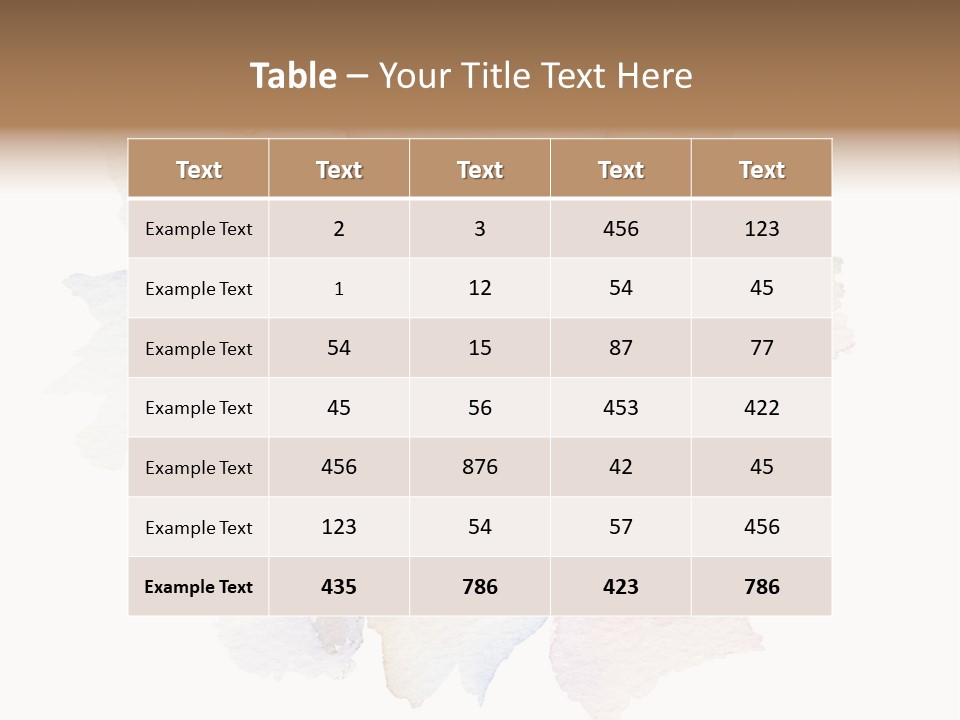 Decoration Flower Abstract PowerPoint Template