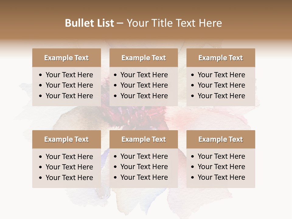 Decoration Flower Abstract PowerPoint Template