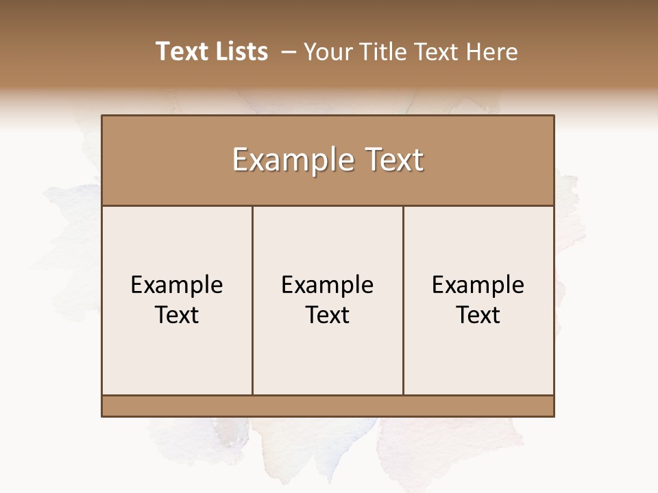 Decoration Flower Abstract PowerPoint Template