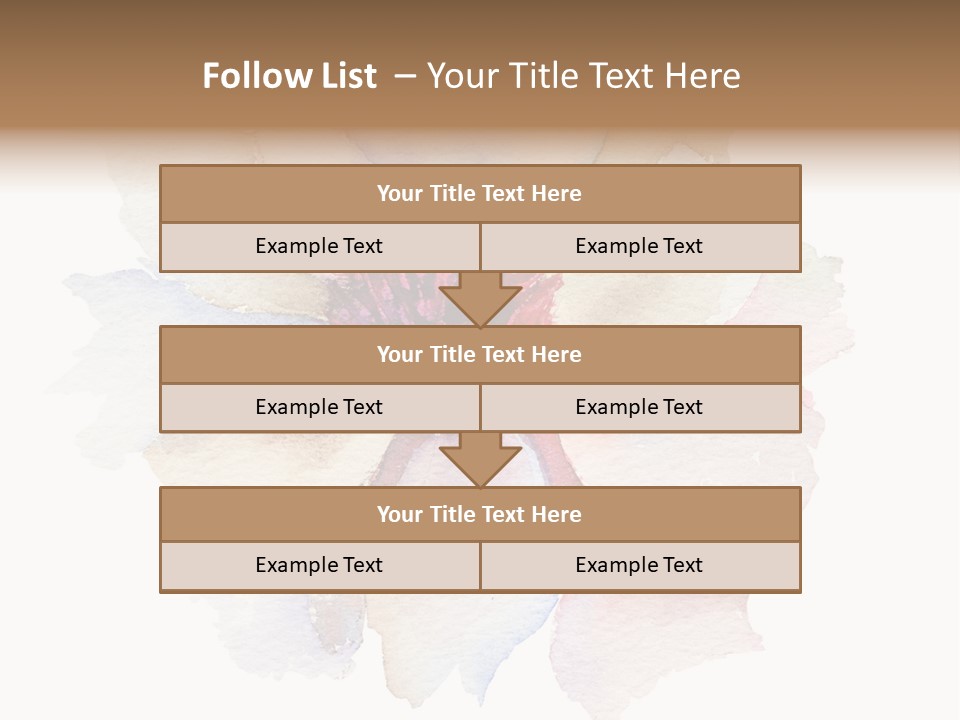 Decoration Flower Abstract PowerPoint Template